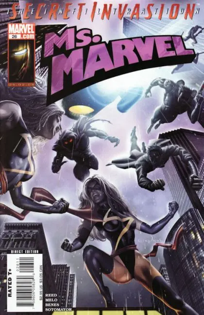 Ms. Marvel, Vol. 2 #26 Greg Horn Regular comic book cover, 2008