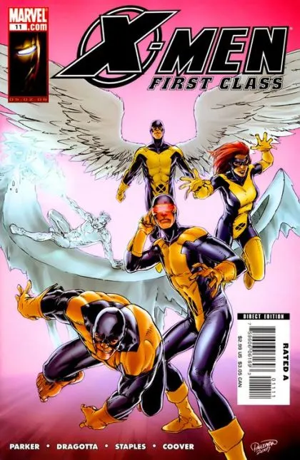 X-Men: First Class, Vol. 2 #11 Carlo Pagulayan Regular comic book cover, 2008