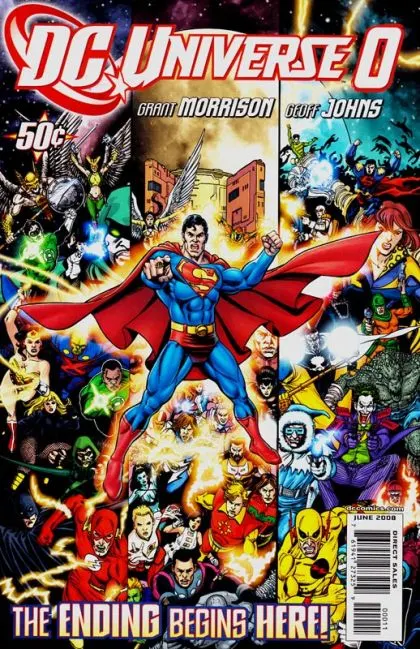 DC Universe #0 comic book cover, 2008