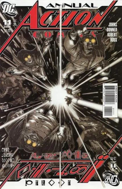 Action Comics, Vol. 1 Annual #11 Regular Adam Kubert Cover comic book cover, 2008