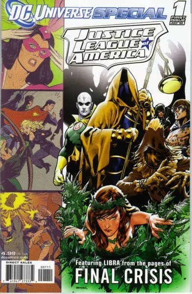 DC Universe Special Justice League Of America #1 comic book cover, 2008