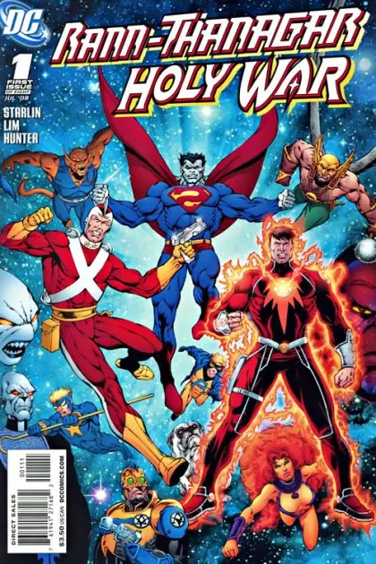 Rann-Thanagar: Holy War #1 comic book cover, 2008