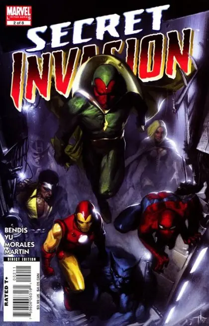 Secret Invasion, Vol. 1 #2 Gabriele Dell'Otto Regular comic book cover, 2008