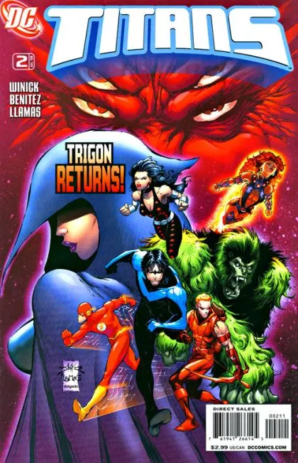 Titans, Vol. 2 #2 comic book cover, 2008