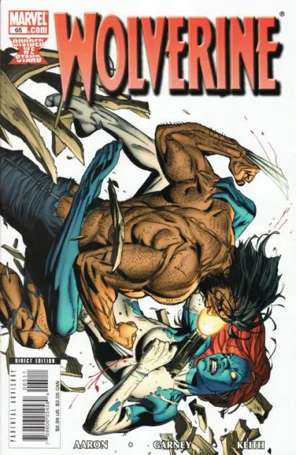 Wolverine, Vol. 3 #65 Direct Edition comic book cover, 2008