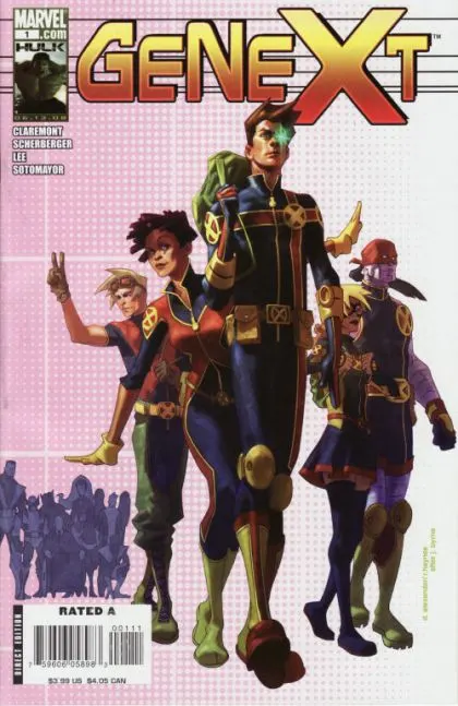 GeNext #1 comic book cover, 2008