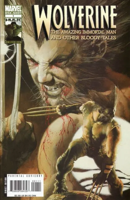 Wolverine: The Amazing Immortal Man & Other Bloody Tales #1 comic book cover, 2008