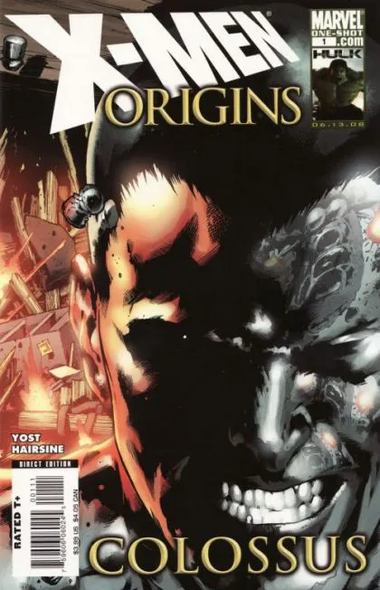 X-Men Origins: Colossus #1 comic book cover, 2008