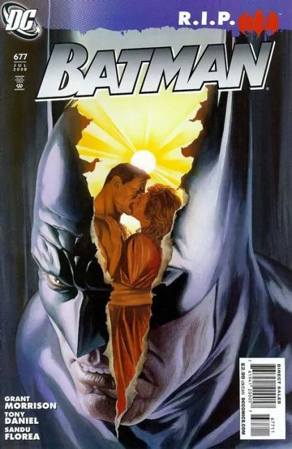 Batman, Vol. 1 #677 Direct Edition comic book cover, 2008