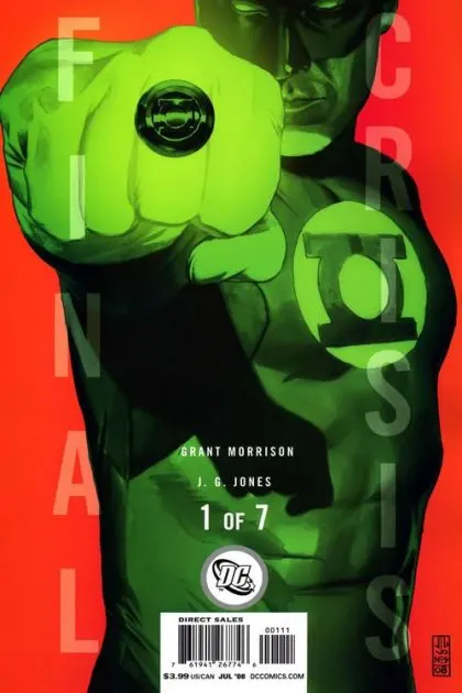 Final Crisis #1 J.G. Jones Regular comic book cover, 2008
