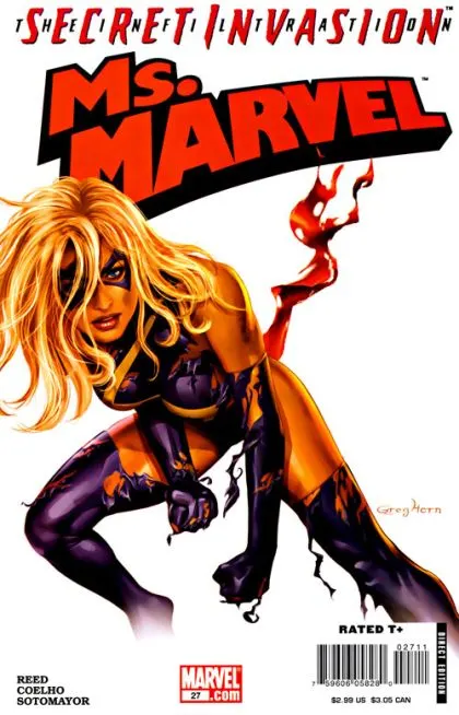 Ms. Marvel, Vol. 2 #27 comic book cover, 2008