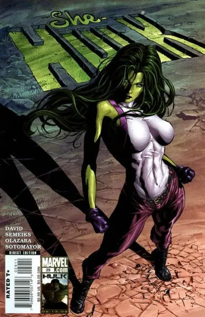 She-Hulk, Vol. 2 #29 Mike Deodato Jr. Regular comic book cover, 2008