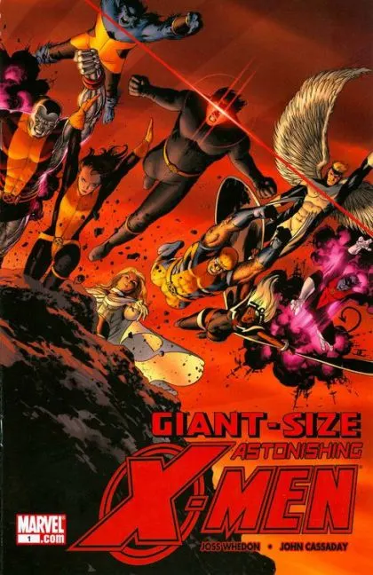 Giant-Size Astonishing X-Men #1 comic book cover, 2008