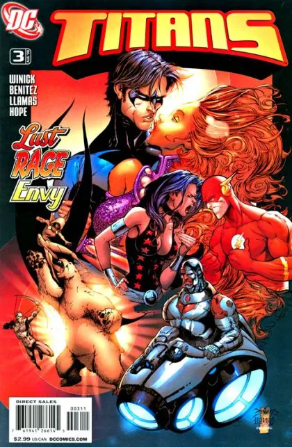 Titans, Vol. 2 #3 comic book cover, 2008