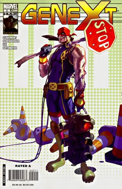 GeNext #2 comic book cover, 2008