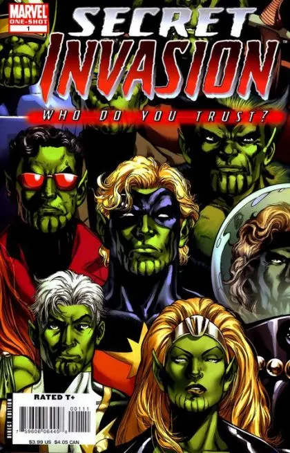 Secret Invasion: Who Do You Trust? #1 comic book cover, 2008