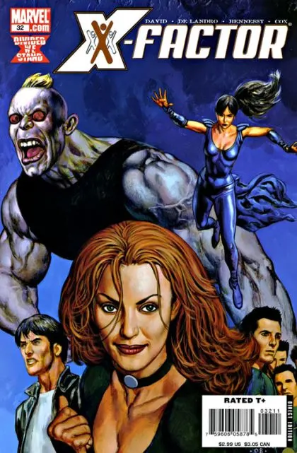 X-Factor, Vol. 3 #32 Glenn Fabry Regular comic book cover, 2008