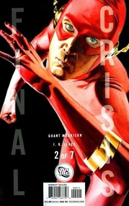 Final Crisis #2 J.G. Jones Regular comic book cover, 2008