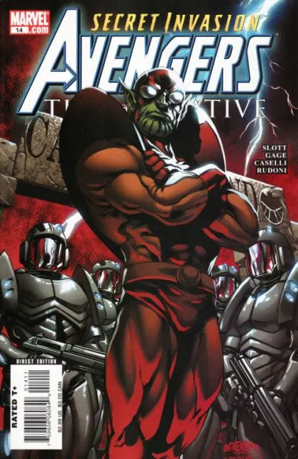 Avengers: The Initiative #14 Mark Brooks Regular comic book cover, 2008
