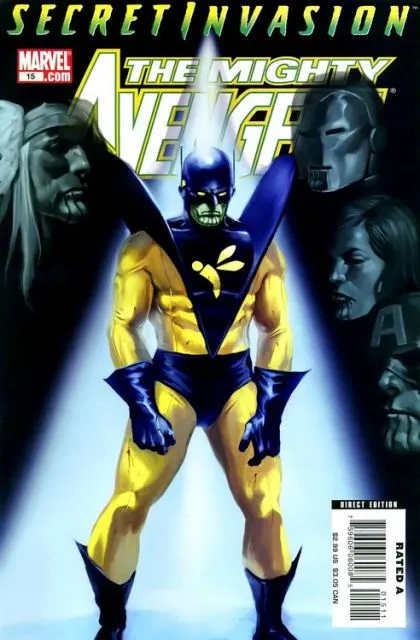 Mighty Avengers, Vol. 1 #15 Marko Djurdjević Regular comic book cover, 2008