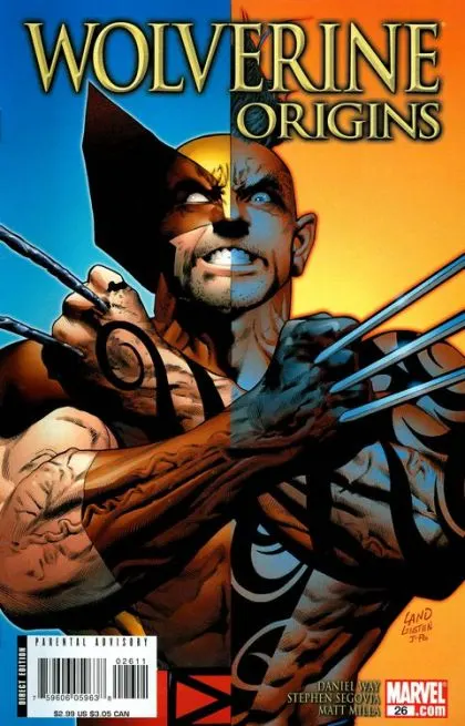 Wolverine: Origins #26 comic book cover, 2008