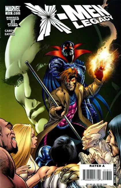 X-Men: Legacy, Vol. 1 #213 Alan Davis Regular comic book cover, 2008