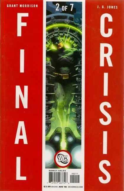 Final Crisis #2 J.G. Jones Variant comic book cover, 2008