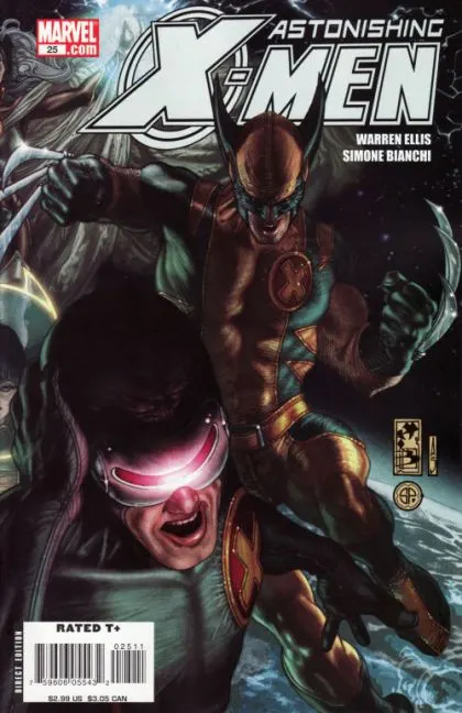 Astonishing X-Men, Vol. 3 #25 Direct Edition comic book cover, 2008