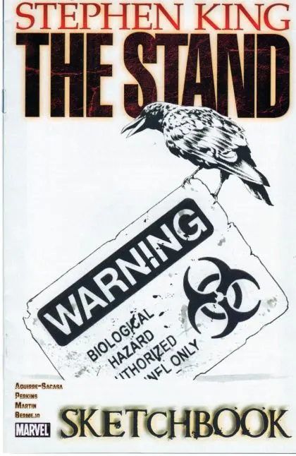 The Stand Sketchbook #0 comic book cover, 2008
