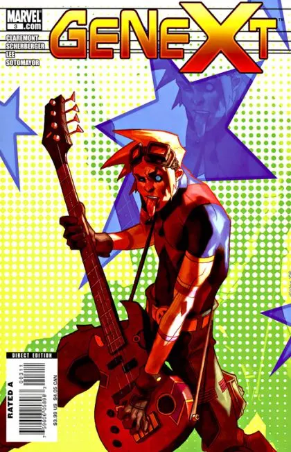 GeNext #3 comic book cover, 2008