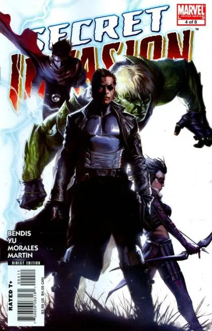 Secret Invasion, Vol. 1 #4 Gabriele Dell'Otto Regular comic book cover, 2008