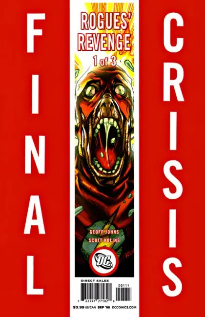 Final Crisis: Rogues' Revenge #1 Scott Kolins Variant comic book cover, 2008