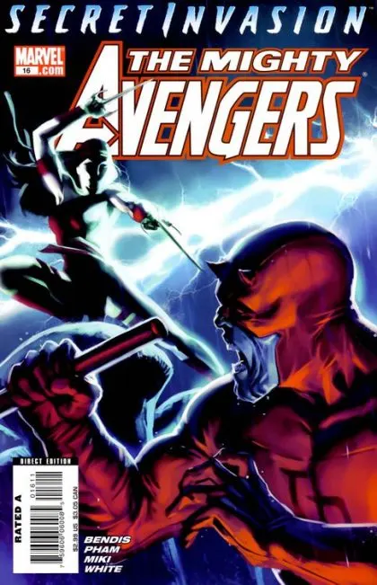 Mighty Avengers, Vol. 1 #16 Aleksi Briclot Regular comic book cover, 2008