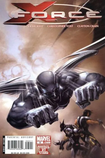 X-Force, Vol. 3 #5 Clayton Crain Regular comic book cover, 2008