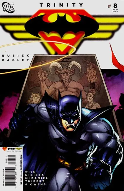 Trinity, Vol. 1 #8 Direct Edition comic book cover, 2008