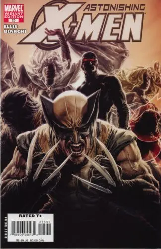 Astonishing X-Men, Vol. 3 #25 Lee Bermejo Variant comic book cover, 2008