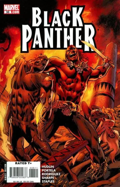 Black Panther, Vol. 4 #38 comic book cover, 2008