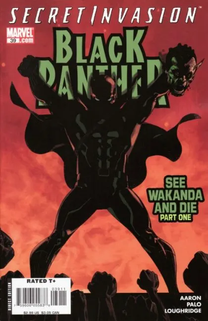 Black Panther, Vol. 4 #39 Jason Pearson Regular comic book cover, 2008
