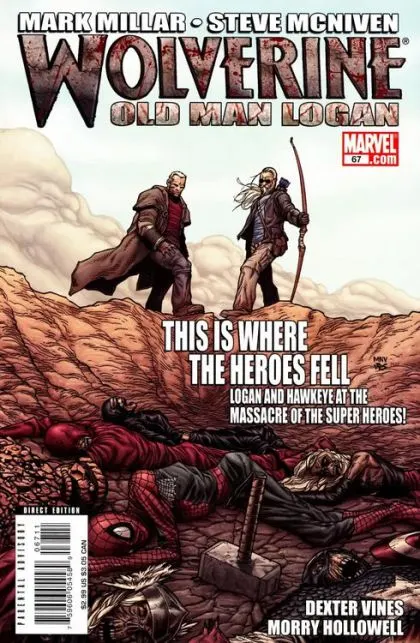 Wolverine, Vol. 3 #67 Regular Steve McNiven Cover comic book cover, 2008