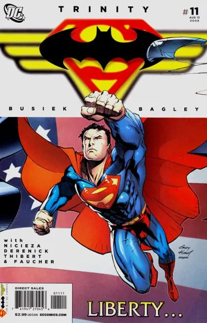 Trinity, Vol. 1 #11 comic book cover, 2008