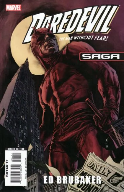 Daredevil Saga: The Man Without Fear! #1 comic book cover, 2008