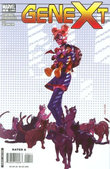 GeNext #4 comic book cover, 2008