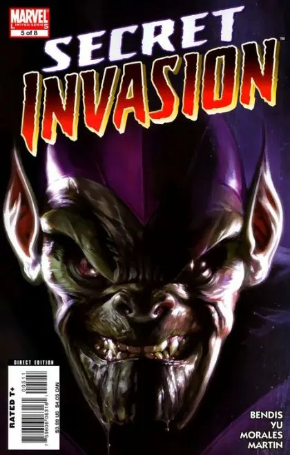 Secret Invasion, Vol. 1 #5 Gabriele Dell'Otto Regular comic book cover, 2008