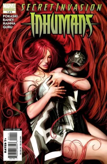 Secret Invasion: Inhumans #1 comic book cover, 2008