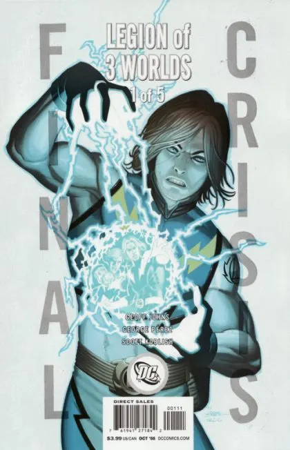 Final Crisis: Legion of Three Worlds #1 Character Cover comic book cover, 2008