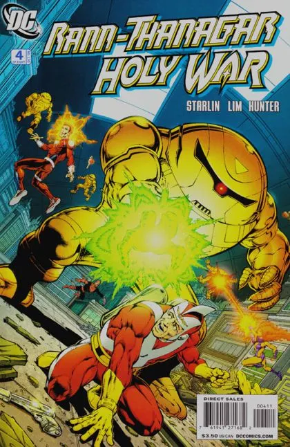 Rann-Thanagar: Holy War #4 comic book cover, 2008