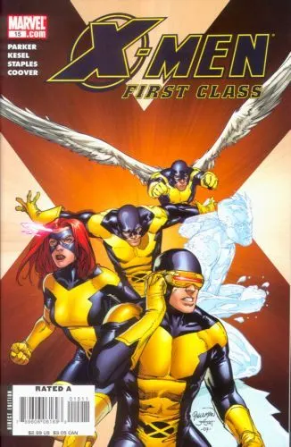 X-Men: First Class, Vol. 2 #15 comic book cover, 2008