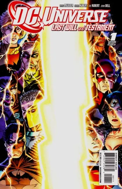 DC Universe: Last Will and Testament #1 comic book cover, 2008