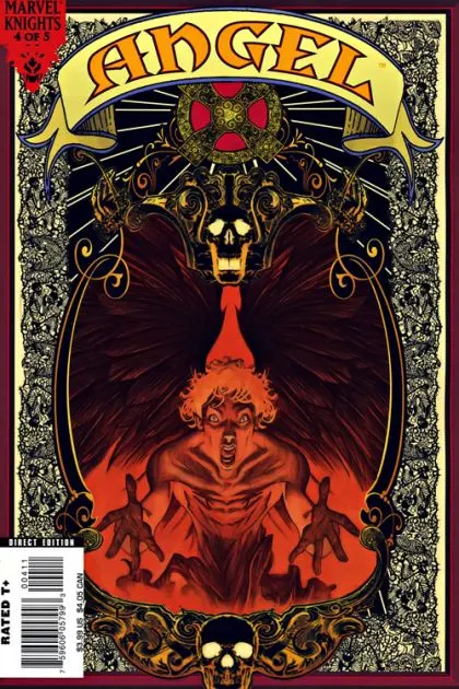 Angel: Revelations #4 comic book cover, 2008