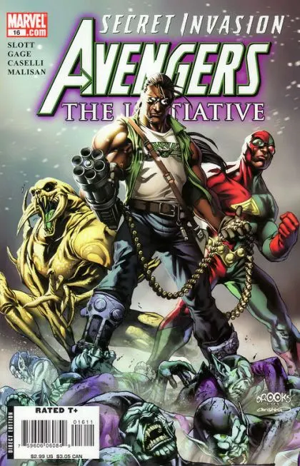 Avengers: The Initiative #16 Mark Brooks Regular comic book cover, 2008